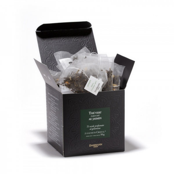 Té Verde Dammann Frères Vert Au Jasmin 25 Cristal Sachets