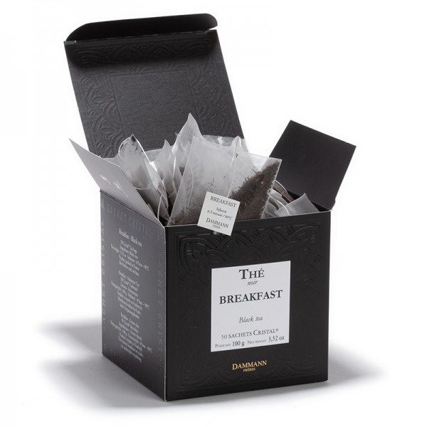 Té negro Dammann Frères Breakfast 50 Cristal Sachets