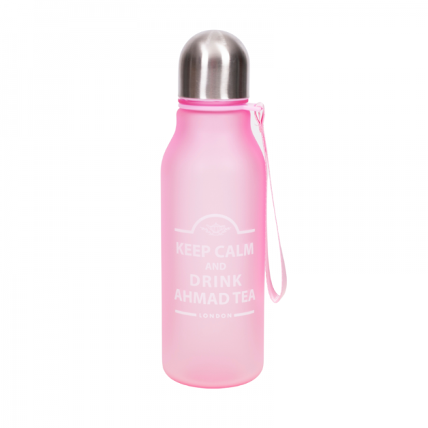 Botella de agua Ahmad 500 ml color rosa