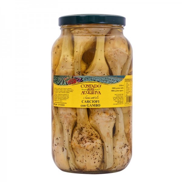 Alcachofas con tallo - 2,9 Kg