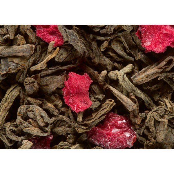 Te Pu-Erh Fruits Rouges en hoja 100 gr