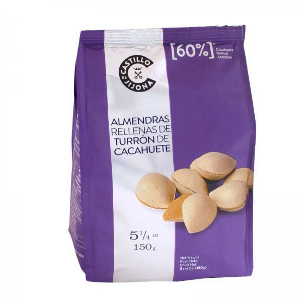 Almendras rellenas de cacahuate 150 gr