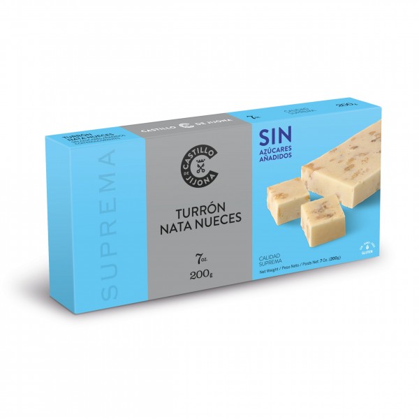Turrón crema de nueces sin azúcar 200 gr