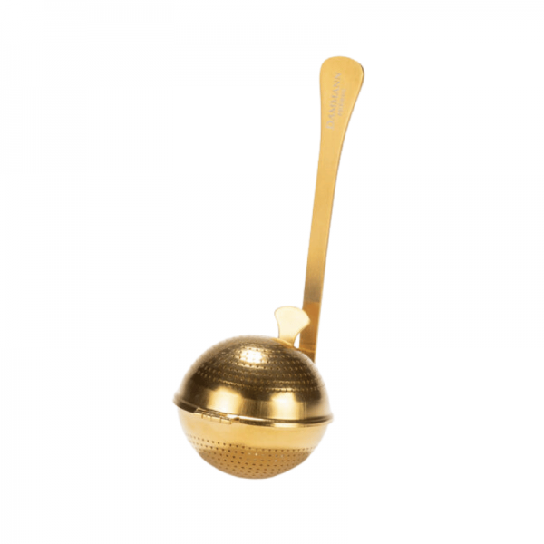 Infusor de Té en Bola Tipo Cuchara Titán Oro