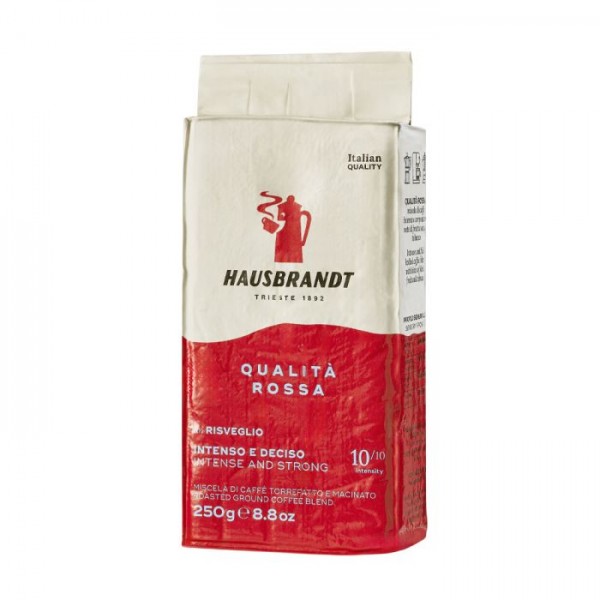 Café Molido Hausbrandt Qualita' Rossa Macinato 250 gr