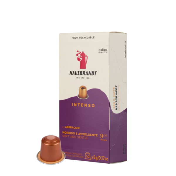 Cápsulas Nespresso Compatible Hausbrandt intenso 10 Un