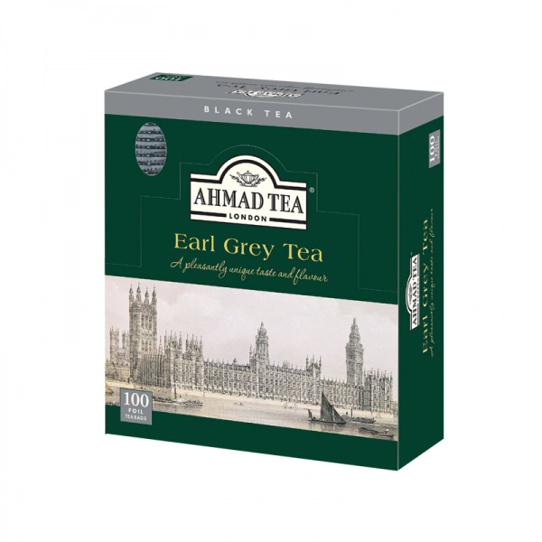Té negro Ahmad Earl Grey (Caja 100 Unidades)
