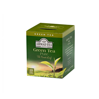 Té Verde Ahmad Green Tea Pure (10 Bolsitas)