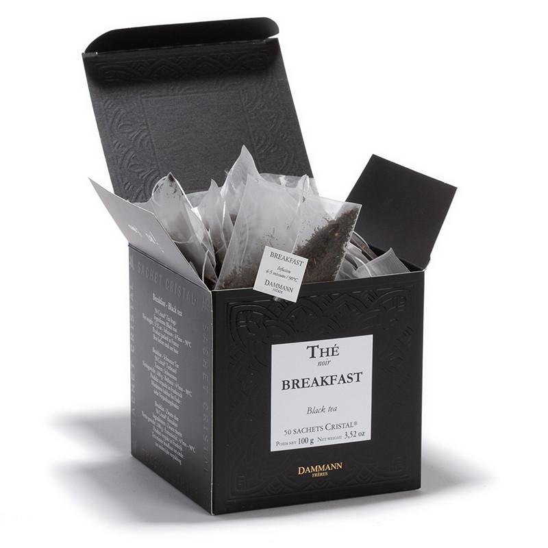 Té negro Dammann Frères Breakfast 50 Cristal Sachets