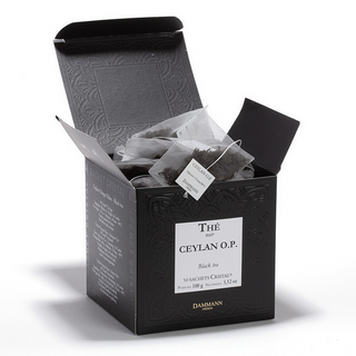 Tè nero Dammann Frères Ceylon 50 bustine di cristallo