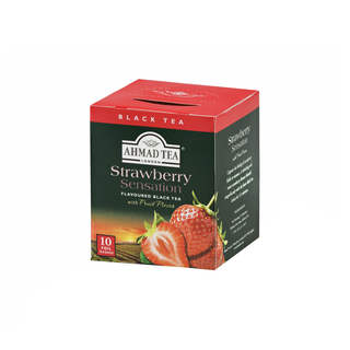 Té Negro con frutilla Ahmad Strawberry Sensation (10 Bolsitas)