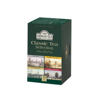 Té Negro de 4 variedades Ahmad Tea Classic Selection (20 Bolsitas) - Europa Secreta - Tienda Gourmet
