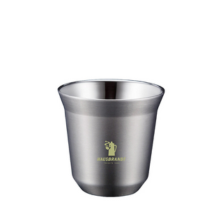 Hausbrandt Espresso 150ml Double Wall Metal Cup