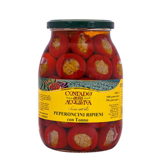 Pimientos picantes relleno con atún - 1kg - Europa Secreta - Tienda Gourmet