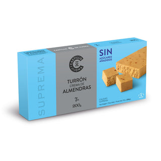 Turrón de Crema de Almendras (sin azúcar) 200 gr