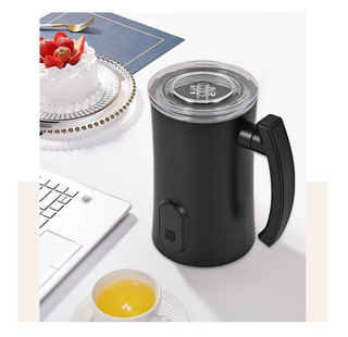 Milk frother - Electric black milk frother