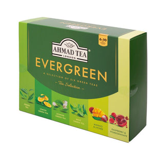 Selección Variedades de Té verde Ahmad Tea Evergreen (60 Bolsitas)