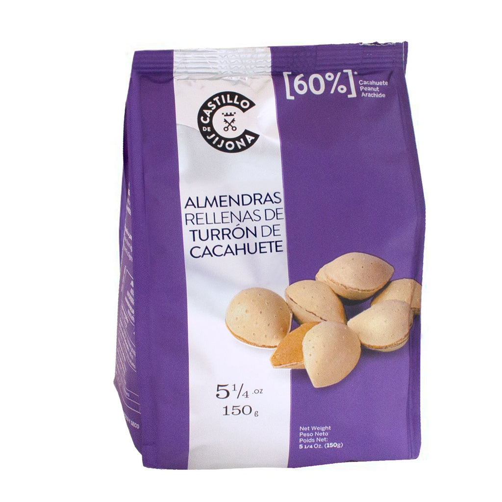 Almendras rellenas de cacahuate 150 gr