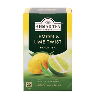 Tè Nero Ahmad Lemon & Lime Twist (20 Bustine)
