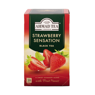 Tè Nero alla fragola Ahmad Strawberry Sensation (20 bustine)