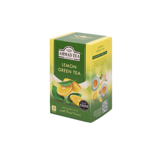 Té verde Ahmad Lemon Green (Caja 20 Bolsitas De 40Grs)