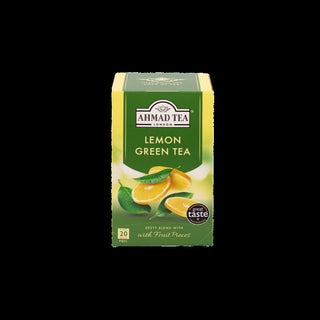 Té verde Ahmad Lemon Green (Caja 20 Bolsitas De 40Grs) - Europa Secreta - Tienda Gourmet