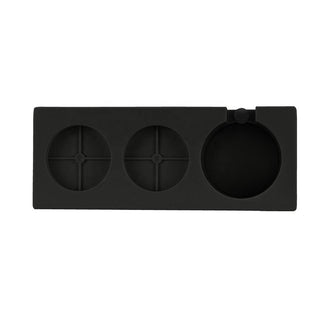 Three-Hole Plastic Filter Holder | Black