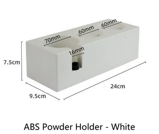 Three-Hole Plastic Filter Holder | Black