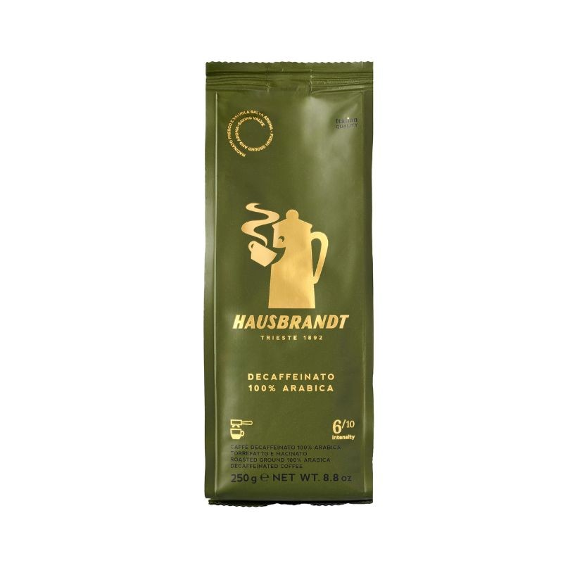 Hausbrandt Decaffeinated Ground Coffee - Soft Pack 250 gr
