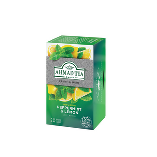 Infusión Ahmad Peppermint & Lemon (Caja 20 Unidades)
