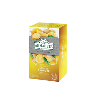 Infusión Ahmad Lemon Ginger (Caja 20 Unidades)