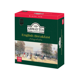 Té negro Ahmad English Breakfast (Caja 100 Unidades)