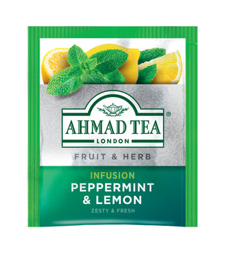 Infusión Ahmad Peppermint & Lemon (caja de 500 unidades)
