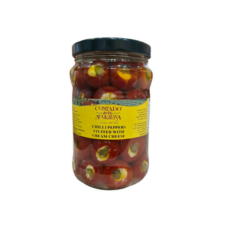 Pimientos picantes relleno con queso crema -  1700ML