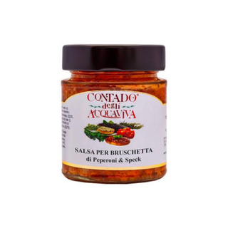 Salsa para Bruschetta de Pimentón y Speck - 130 Gr